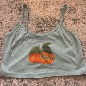 Urban Outfitters orange design mini top